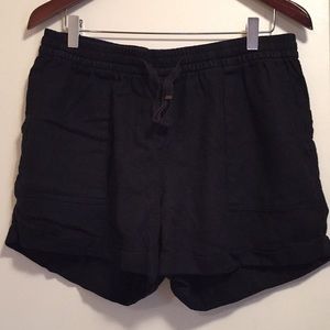 Old Navy black linen shirts, size L